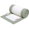 babybay Paracolpi 3D in rete piqué a nido d'ape, adatto per modello Boxspring XXL, verde giada