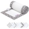 babybay Paracolpi in rete 3D adatto per Maxi, Boxspring, Comfort e Comfort Plus, motivo stelle, bianco