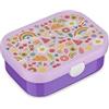 Mepal - Porta Pranzo Campus - Bento per Bambini - Con Scomparto Bento e Forchetta - Chiusura a Clip - Senza BPA e Lavabile in Lavastoviglie - 750 ml - Food Fest