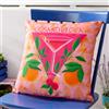 furn. Cosmo O' Clock - Federa per cuscino, motivo astratto