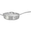 Fissler M5 Pro-Ply® Padella 24 cm con coperchio in metallo - Made in Germany, materiale multistrato Pro-Ply™ a 5 strati, rivet-free®, acciaio inox 18/10, induzione