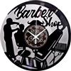 Instant Karma Clocks | Orologio Da Parete | Barber Shop | Barbiere | Parrucchiere | Idea Regalo Salone Bellezza Uomo (Nero e Argento)