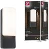 Paulmann 94850 Lampada per pareti esterne LED Bonnie IP44 93x77 mm 3000K 8,5W 560lm 230V antracite alluminio apparecchio per esterni