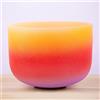 VAMN MAVN Campana tibetana in cristallo di quarzo per meditazione, yoga e relax, 20,3 cm