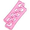 Alexnailart Nail Art Silicone Separatore Dita dei Piedi Morbido e flessibile Strumento per pedicure rosa
