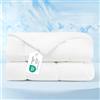 Bedsure Piumone estivo rinfrescante reversibile 240x220 - Piumone rinfrescante Arc-Chill Q-Max > 0,4, Coperta estiva leggera e sottile per sudorazioni notturne e dormienti caldi