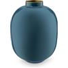 PiP Studio Vase Metallo Smaltato Color Oro Interno Dimensioni 32 cm Blu