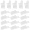 GALPADA Sacchetti Trasparenti Chiusura Facile 50 per Cravatte Uomo in Plastica Antipolvere per Collezione e Protezione di Cravatte Larghe Fino a 8 Cm