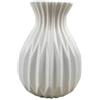 Generic Vaso decorativo da scrivania, vaso per fiori in plastica, contenitore per fiori, stile nordico, per decorazione della stanza, matrimonio (bianco)