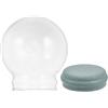 jojofuny Kit Fai da Te per Globi di Neve in Vetro Trasparente da 80mm Sfere di Neve Uniche per Decorazioni Natalizie e Arredamento Casa Materiali per Realizzare e Adulti
