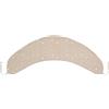Totsy Baby Federa per Cuscino di sostegno 190 cm cuscino di posizionamento adulti - lungo cuscino relax per e appoggiarsi sostiene schiena e gambe fodera sfoderabile con zip Beige con stelle bianche Oeko-Tex