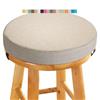 uyeoco Cuscino Rotondo per Sgabelli e Sedie - Antiscivolo 5/8 cm Cuscino di Seduta con Fodera Rimovibile - Diametro 30/35/40/45/50 cm per Cucina, Bar, Ristorante(A1,33x5CM/13.8x2inch)