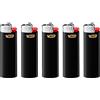 sunmondo BIC Maxi - Grattugia accendini, 5 pezzi, colore: Nero
