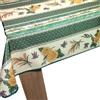 Promo Linge Tovaglia antimacchia motivo girasole ape - rettangolare o rotonda - varie misure - non si piega facilmente, facile da pulire, stile provenzale per cucina e giardino (verde, 240 x 150 cm)