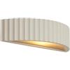 Qazqa plaster - Appliques Scandinavo - 1 luce - L 30 cm - Beige - Scandinavo - Soggiorno I Camera da letto I Sala da Pranzo I Cucina