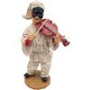 Generico Corno Portafortuna Statua Pulcinella napoletano in Resina Dipinta a Mano (Pulcinella con chitarra)