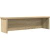vidaXL Scaffale da Cucina Impilabile Rovere Sonoma 60x15x16 cm, scaffale da Cucina, organizzatore di gabinetto, scaffale da bancone da Cucina