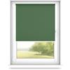 time4blinds Tenda a rullo non invasione da appendere su misura, 12 colori, 24 misure, 900x1800mm, bottiglia verde, attrezzatura bianca, comando lato sinistro