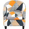 AQIGR Copripoltrona 1 Posto Elasticizato Copripoltrona Chesterfield Antiscivolo Stampata Copri Poltroncina Universale Rimovibile Lavabile Fodera per Sedia da Club (Color : #6)