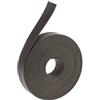 POFET Cordino di Pelle Piatto 20 mm x 5m Laccio Cuoio Nero Cordoncino in Pelle Bovina per Braccialetti Corda di Cuoio Cinturino in Pelle Largo per La Creazione di Gioielli Cinture