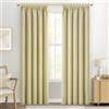 MRTREES Tenda Oscurante con Fettuccia Beige Biscotto Isolante Termica per Interni Bambini Cameretta Soggiorno Moderna 140x245cm (LxA) Tende Oscuranti Soggiorno Corte con Ganci, 2 Pezzi