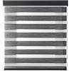 Giosal Tenda a Rullo NIGHT AND DAY Doppio Strato Giorno e Notte Premium Con Cassonetto Bianco E Catenella In Alluminio Tenda Per Finestra o Porta Protezione Solare Varie Misure E Colori (Nero005, 180x300)