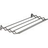 Buyly Stendibiancheria a Soffietto Inox, Acciaio Inossidabile, da Parete, 6 Metri di Stenditura, 120 cm