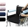 SPRING SEAON Copribraccioli per sedia a rotelle, confezione da 2 copribraccioli per sedia da ufficio, morbidi cuscinetti in memory foam, traspiranti, lavabili, per sedie da ufficio e trasporto
