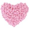 MUYAPAY 100 pezzi testa di rosa artificiale fiore artificiale testa di rosa fiore artificiale fiore di schiuma artificiale per matrimonio bouquet da sposa centrotavola San Valentino decorazioni (rosa)