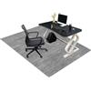 Tehocwiz Tappeto Sedia Ufficio, Tappeto Sedia Gaming, Tappeto Salvapavimento Antiscivolo, Tappetino per Sedia da Scrivania, Tappetino Protettivo per Pavimenti Duri, Tappeto per Sedia con Ruote 100 x 140 cm