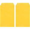 Quotidian Sacchetti carta antiunto 7x11,4 cm, 100 pezzi | Carta antiunto per alimenti giallo limone per panetteria, snack, confetteria (2,75x4,5 pollici)