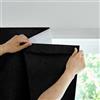 Jilron Tenda per porta opaca adesiva 100% oscurante senza foratura per interni camera da letto soggiorno protezione solare finestre interne protezione termica (Nero-H182 x L64 cm) confezione da 1