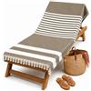 Intimitaly - Telo Mare Grande in Cotone Fouta, 90x170 cm, 85% Cotone, Ultra Leggero e Morbido, Asciugatura Rapida, 180gr/m2, per Spiaggia, Piscina (Tortora Modello 2)
