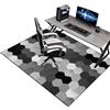 KQIEJUY Tappeto Sedia Ufficio Gaming, Tappeto Sedia Ufficio 80 x 120 cm, Tappeto Salvapavimento, Tappeto Protettivo Sottosedia, AntiGraffio Tappetino Protettivo del Pavimento per Parquet e Piastrelle