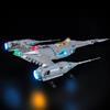 BRIKSMAX Illuminazione a LED per LEGO Star Wars N-1 Starfighter del Mandaloriano 75442, set di luci compatibili per mattoncini da costruzione, senza set Lego, luce decorativa di alta qualità per