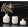 VASETOPIA Set di vasi in Ceramica, Bianco Vaso Nordica Boho Decorativo per Camera da Letto, Cena Tavolo (14 Bianco)