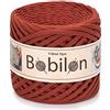 Bobilon - Filato per t-shirt Fettuccini Zpagetti Ball, gomitolo T 3-5 mm per uncinetto, maglia e macramè, cotone biologico, Canyon