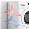 BOUWOSY Supporto magnetico per lavatrice, organizer da parete per armadio, lavanderia, risparmio di spazio (bianco)