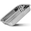 Menastyl Util'Home, Teglia da Forno Rettangolare, con Manici, Acciaio Inox (Edelstahl), 35 x 25 cm