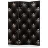 murando - Paravento Decorativo Monofacciale Cristalli 135x172 cm 3 Pannelli Divisori - Stampa su un Lato su Tela in TNT - Separe Divisorio per la Casa Simpatici Legno - Texture f-B-0046-z-b