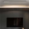 GZZBMY Plafoniera Led Soffitto Moderna 2700K/4500K/6500K Plafoniera Lampada Da Salotto Lampada Da Soffitto Led,Applica A Decorativa Soggiorno Camera Da Letto Cucina E Ufficio 200CM (Luce Calda,120CM)