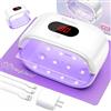 HeyClear - Lampada UV grande da 36 W per stampi di polimerizzazione in resina, decorazione artigianale