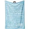 Xinxinphi Coperta Compleanno Decorativa Personalizzata, Regalo Migliore Amica, Super Morbida Flanella, Regali per Mamma, Sorella, Fidanzata, Collega, Donne, Uomini (150 * 200cm)