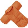 ELYSYSRL 2pcs Federa Cuscino Cervicale in Lino Traspirante con Cerniera Nascosta, Copri Cuscino Cilindrico 40x15 20x80, for Camera da letto e Soggiorno(Arancia,20x80cm)