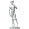 HJGHY Statua di David Statuetta David di Michelangelo Scultura Resina Scultura Classica Dell'eroe per la Decorazione Domestica Schizzo Ornamenti,Bianca,8x8x24cm(3x3x9inch)