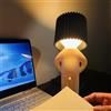 OKESYO Divertente lampada da tavolo a LED, creativa a a Little Shy Man, lampada da comodino, lampada da tavolo creativa con ombrello, regalo per uomini, donne, amici, fidanzate, regalo di compleanno