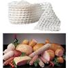 TSUOUKL Rete per Arrosti di Carne 3 M,Rete Elastica per Salumi,Rete Alimentare per Arrosti,Rete da Cucina per Conservare,Rete per Insaccati Stagionatura,Forno Rete Protettiva per Salumi