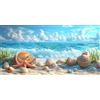 Generic 5D Diamond Painting conchiglia mare Kit Completo per Adulti e Bambini, Pittura Diamante con Strass Rotondi, Set per Ricamo a Punto Croce, Regalo Creativo per Amanti dell'Arte 40 x 80cm D-19