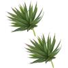 sourcing map 2 piante grasse artificiali, pianta grassa finta, 19,1 cm, grandi, senza vaso, tocco reale, per fai da te, casa, matrimonio, giardino, ufficio, decorazione floreale all'aperto, verde