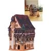 Midene Incenso Holder House in Colmar. argilla, arredamento camera, miniature R256